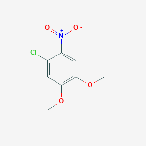 molecular formula C8H8ClNO4 B1625587 1-Chloro-4,5-dimethoxy-2-nitrobenzene CAS No. 3899-65-8