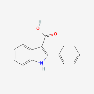 molecular formula C15H11NO2 B1625591 2-Phenyl-1H-indole-3-carboxylic acid CAS No. 59050-38-3