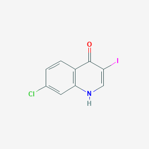 4-Hydroxy-7-chloro-3-iodoquinoline