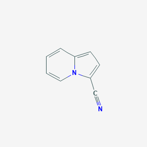 molecular formula C9H6N2 B1625603 Indolizine-3-carbonitrile CAS No. 72090-73-4