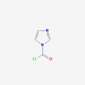 molecular formula C4H3ClN2O B1625607 1H-Imidazole-1-carbonyl chloride CAS No. 74731-19-4