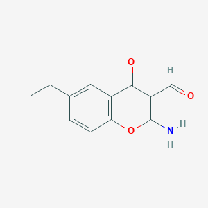 2-Amino-6-ethyl-3-formylchromone