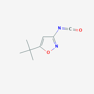 molecular formula C8H10N2O2 B1625624 5-tert-Butyl-3-isocyanatoisoxazole CAS No. 55809-53-5