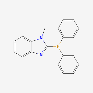 molecular formula C20H17N2P B1625626 2-(Diphenylphosphino)-1-methyl-1H-benzimidazole CAS No. 80679-28-3