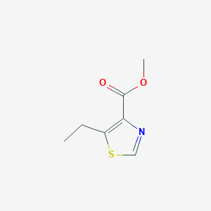 molecular formula C7H9NO2S B1625632 Methyl 5-ethylthiazole-4-carboxylate CAS No. 81569-45-1