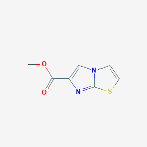 molecular formula C7H6N2O2S B1625634 Methyl imidazo[2,1-b]thiazole-6-carboxylate CAS No. 53572-99-9