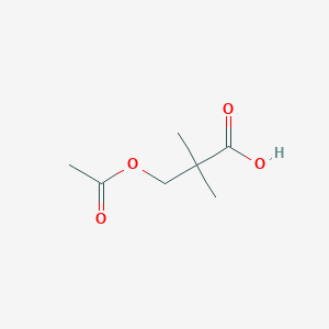 molecular formula C7H12O4 B1625641 3-(Acetyloxy)-2,2-dimethylpropanoic acid CAS No. 2843-16-5