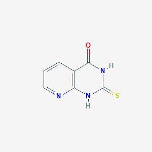 molecular formula C7H5N3OS B1625644 2-Thioxo-2,3-dihydropyrido[2,3-d]pyrimidin-4(1H)-one CAS No. 37891-04-6