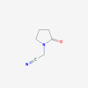 molecular formula C6H8N2O B1625645 2-(2-Oxopyrrolidin-1-yl)acetonitrile CAS No. 57275-83-9