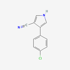 4-(4-Chlorophenyl)-1H-pyrrole-3-carbonitrile