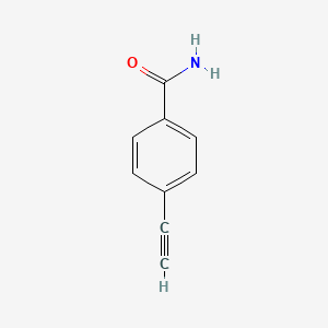 molecular formula C9H7NO B1625676 4-Ethynylbenzamide CAS No. 90347-86-7