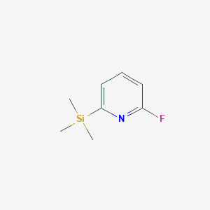 molecular formula C8H12FNSi B1625685 2-Fluoro-6-(trimethylsilyl)pyridine CAS No. 847226-07-7