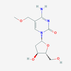 molecular formula C11H17N3O5 B162570 2'-Deoxy-5-(methoxymethyl)cytidine CAS No. 129580-10-5