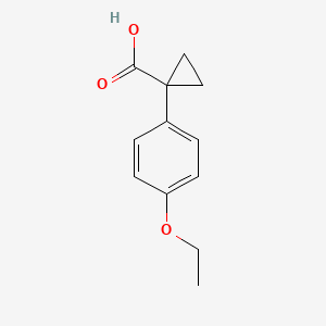 molecular formula C12H14O3 B1625718 1-(4-Ethoxyphenyl)cyclopropane-1-carboxylic acid CAS No. 74205-34-8