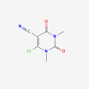 6-Chloro-1,3-dimethyl-2,4-dioxo-1,2,3,4-tetrahydropyrimidine-5-carbonitrile
