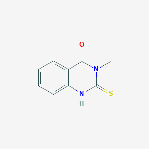 molecular formula C9H8N2OS B162576 2-mercapto-3-methylquinazolin-4(3H)-one CAS No. 1705-09-5
