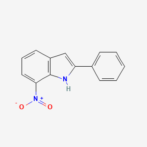 molecular formula C14H10N2O2 B1625764 7-硝基-2-苯基-1H-吲哚 CAS No. 64890-06-8