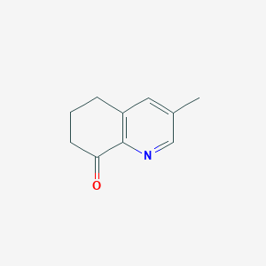 molecular formula C10H11NO B1625767 3-Methyl-6,7-dihydroquinolin-8(5H)-one CAS No. 62230-65-3
