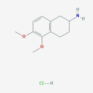 1,2,3,4-Tetrahydro-5,6-dimethoxy-2-naphthalenamine hydrochloride
