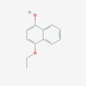 molecular formula C12H12O2 B1625769 4-Ethoxynaphthalen-1-ol CAS No. 27294-38-8