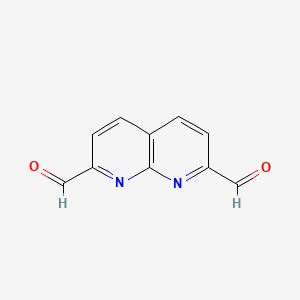 molecular formula C10H6N2O2 B1625774 1,8-萘啶-2,7-二甲醛 CAS No. 65896-28-8