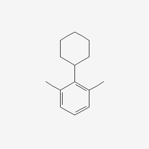 molecular formula C14H20 B1625778 2-Cyclohexyl-1,3-dimethylbenzene CAS No. 4501-50-2
