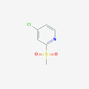molecular formula C6H6ClNO2S B1625782 4-Chloro-2-(methylsulfonyl)pyridine CAS No. 66154-70-9