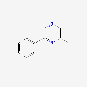 molecular formula C11H10N2 B1625786 2-Methyl-6-phenylpyrazine CAS No. 74233-03-7