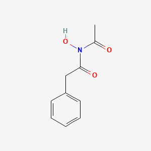 molecular formula C10H11NO3 B1625789 N-Acetyl-N-hydroxy-2-phenylacetamide CAS No. 77130-75-7