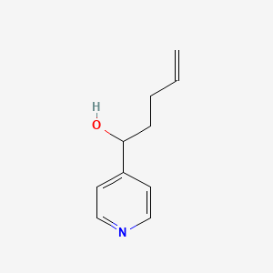 molecular formula C10H13NO B1625798 1-(Pyridin-4-yl)pent-4-en-1-ol CAS No. 79108-44-4