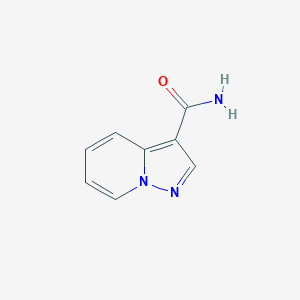 molecular formula C8H7N3O B1625802 Pyrazolo[1,5-a]pyridine-3-carboxamide CAS No. 77457-01-3
