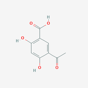 molecular formula C9H8O5 B1625809 5-Acetyl-2,4-dihydroxybenzoic acid CAS No. 62908-65-0