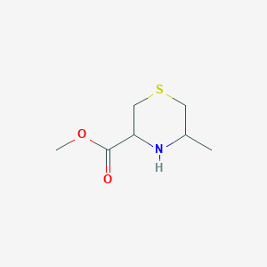 molecular formula C7H13NO2S B1625810 Methyl 5-methylthiomorpholine-3-carboxylate CAS No. 75364-92-0