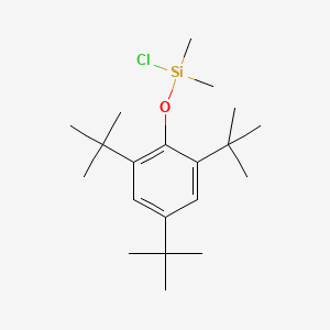 Chloro(dimethyl)(2,4,6-tri-tert-butylphenoxy)silane