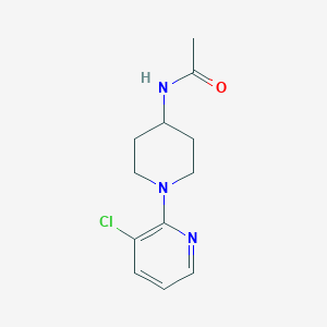 N-[1-(3-chloropyridin-2-yl)piperidin-4-yl]acetamide
