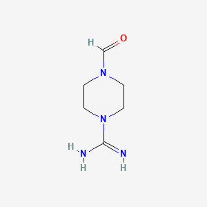molecular formula C6H12N4O B1625818 4-Formylpiperazine-1-carboximidamide CAS No. 77723-10-5