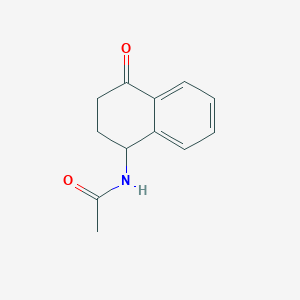molecular formula C12H13NO2 B1625819 N-(4-Oxo-1,2,3,4-tetrahydronaphthalen-1-YL)acetamide CAS No. 67614-68-0