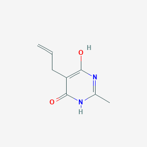 molecular formula C8H10N2O2 B1625823 5-Allyl-2-methyl-4,6-pyrimidinediol CAS No. 85826-32-0