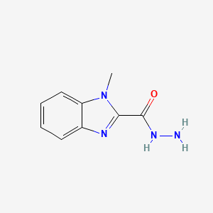 molecular formula C9H10N4O B1625825 1H-Benzimidazole-2-carboxylicacid, 1-methyl-, hydrazide CAS No. 78620-29-8