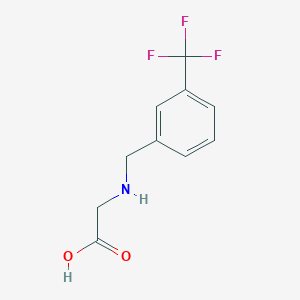 molecular formula C10H10F3NO2 B1625838 (3-Trifluoromethyl-benzylamino)-acetic acid CAS No. 88720-53-0