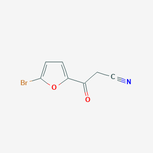 molecular formula C7H4BrNO2 B1625843 3-(5-Bromofuran-2-yl)-3-oxopropanenitrile CAS No. 93277-17-9