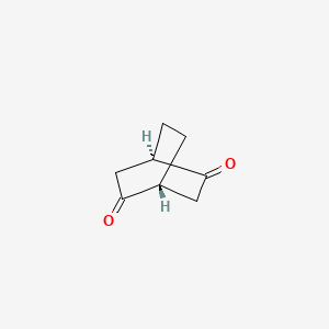 molecular formula C8H10O2 B1625854 (1R,4R)-Bicyclo[2.2.2]octane-2,5-dione CAS No. 76478-53-0
