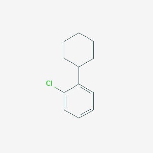 molecular formula C12H15Cl B1625857 1-Chloro-2-cyclohexylbenzene CAS No. 91766-85-7