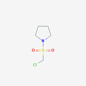 molecular formula C5H10ClNO2S B1625859 1-((Chloromethyl)sulfonyl)pyrrolidine CAS No. 98069-37-5