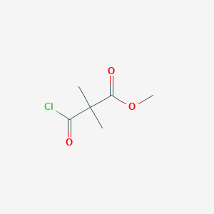 molecular formula C6H9ClO3 B1625866 Methyl 3-chloro-2,2-dimethyl-3-oxopropanoate CAS No. 64507-20-6