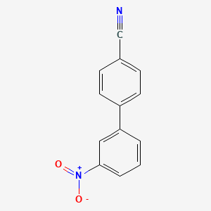 molecular formula C13H8N2O2 B1625870 3'-Nitro-[1,1'-biphenyl]-4-carbonitrile CAS No. 39117-72-1
