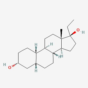 molecular formula C20H34O2 B1625872 17alpha-Ethyl-5beta-estrane-3alpha,17beta-diol CAS No. 31658-50-1
