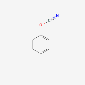 molecular formula C8H7NO B1625890 Cyanic acid, 4-methylphenyl ester CAS No. 1124-58-9