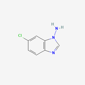 molecular formula C7H6ClN3 B1625894 6-Chloro-1H-benzimidazol-1-amine CAS No. 63282-63-3