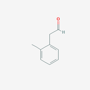 molecular formula C9H10O B162590 (2-Methylphenyl)acetaldehyde CAS No. 10166-08-2